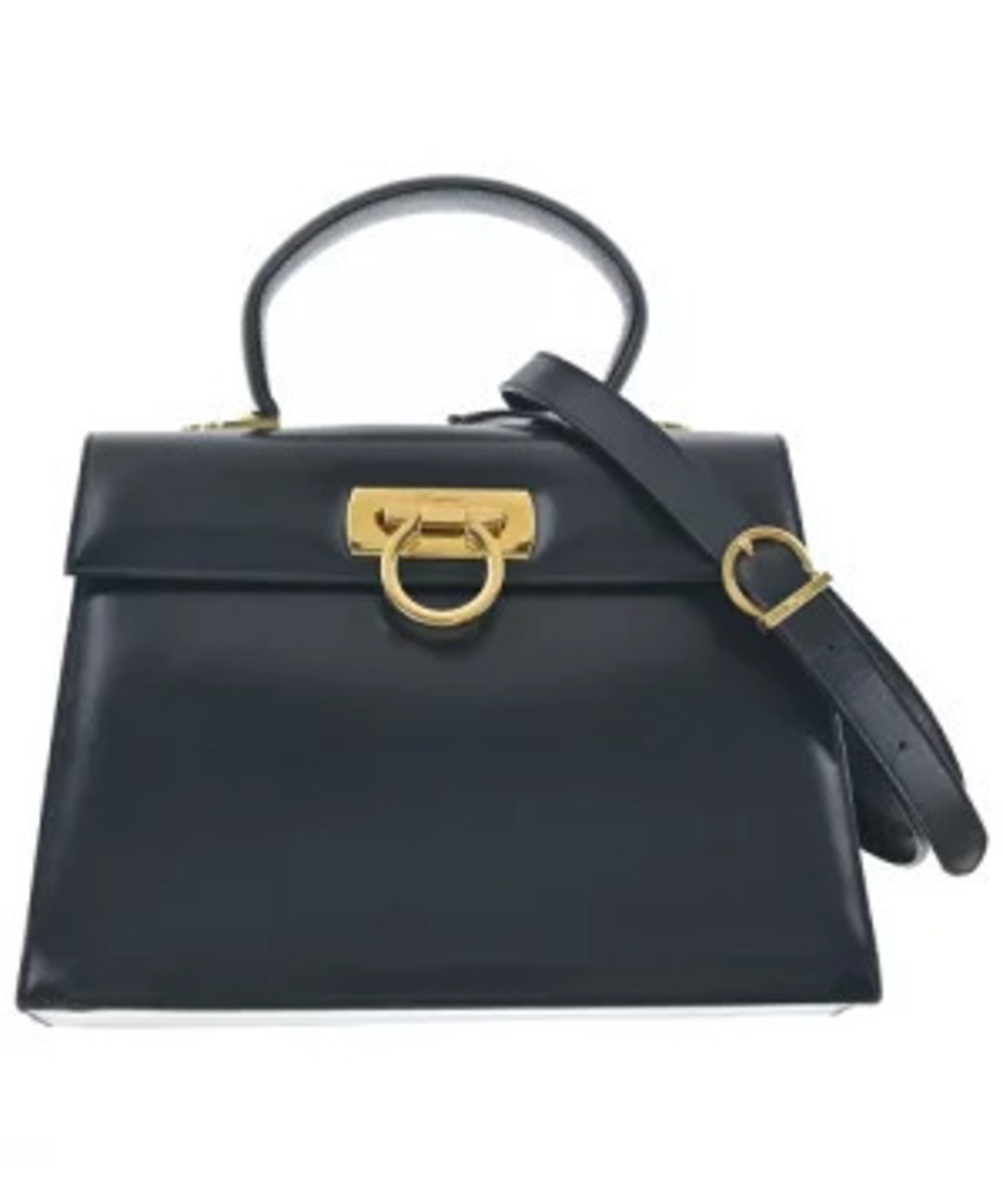 Salvatore Ferragamo Crossbody Bag Leather Black
